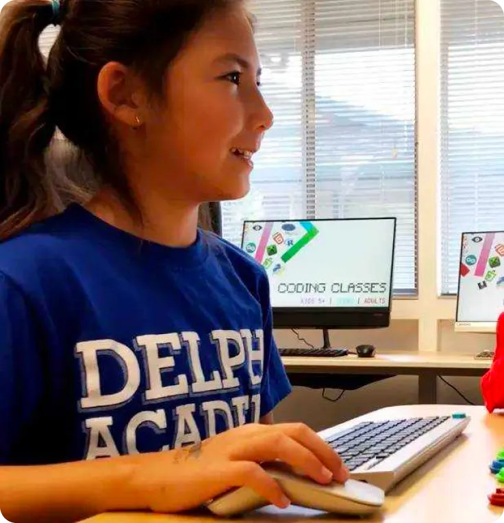 Student learning to code